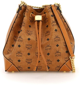mcm drawstring bag