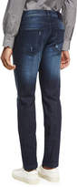 Thumbnail for your product : Distressed Denim Straight-Leg Jeans