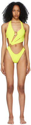 Louisa Ballou Yellow Sex Wax One-Piece Swimsuit