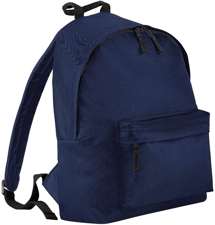plain navy backpack
