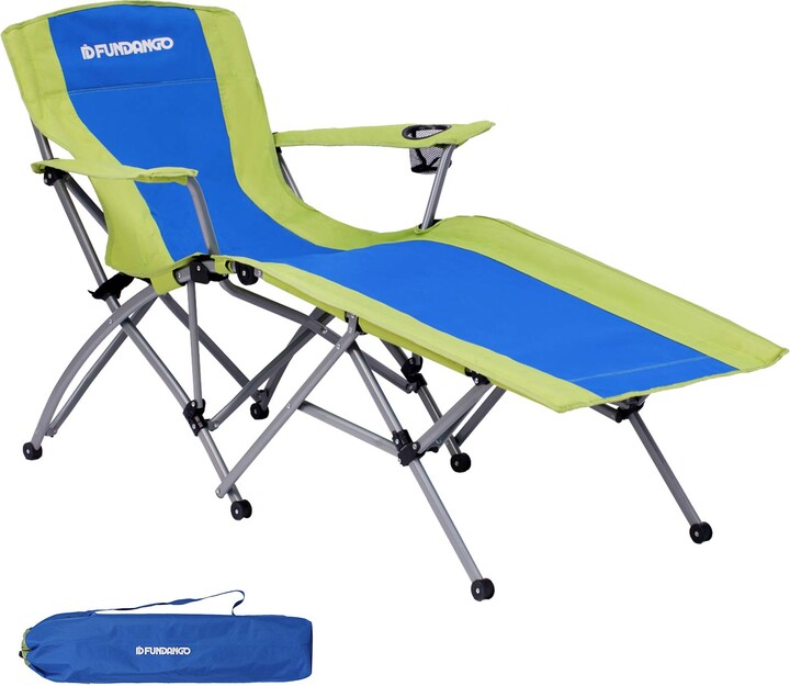 FUNDANGO Folding Camping Lounge Chair with Footrest ShopStyle