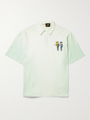 Loewe + Paula's Ibiza Embroidered Dégradé Cotton-Piqué Polo Shirt -  ShopStyle