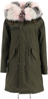 Thumbnail for your product : Mr & Mrs Italy Long Jazzy Parka With Fox Fur