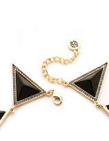 Thumbnail for your product : House Of Harlow Triangle Theorem Collar Necklace