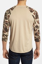 Thumbnail for your product : Obey 'Camo' Baseball T-Shirt
