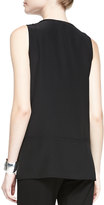 Thumbnail for your product : Eileen Fisher Sequined Rivulet Silk Tank