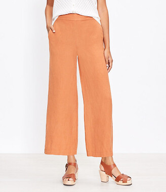 loft wide leg crop pants