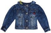 Thumbnail for your product : MonnaLisa Cotton-blend denim jacket