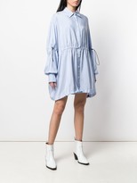 Thumbnail for your product : Unravel Project Pinstripe Oversized Shirt Dress