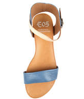 Thumbnail for your product : EOS Larnell-w Blue cafe creme Sandals Womens Shoes Casual Sandals-flat Sandals