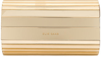 Elie Saab metallic clutch