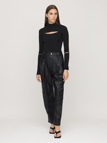 Thumbnail for your product : Koché High Waist Faux Leather Pants