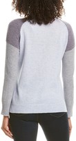 Thumbnail for your product : Hannah Rose Ottoman Rib Raglan Wool & Cashmere-Blend Sweater