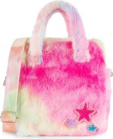 Thumbnail for your product : Bari Lynn Star Patch Faux Fur Tote Bag