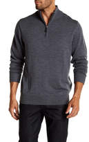 Thumbnail for your product : Tailorbyrd Washable Wool Quarter Zip Sweater