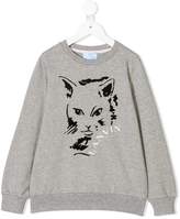 Thumbnail for your product : Lanvin cat print sweatshirt