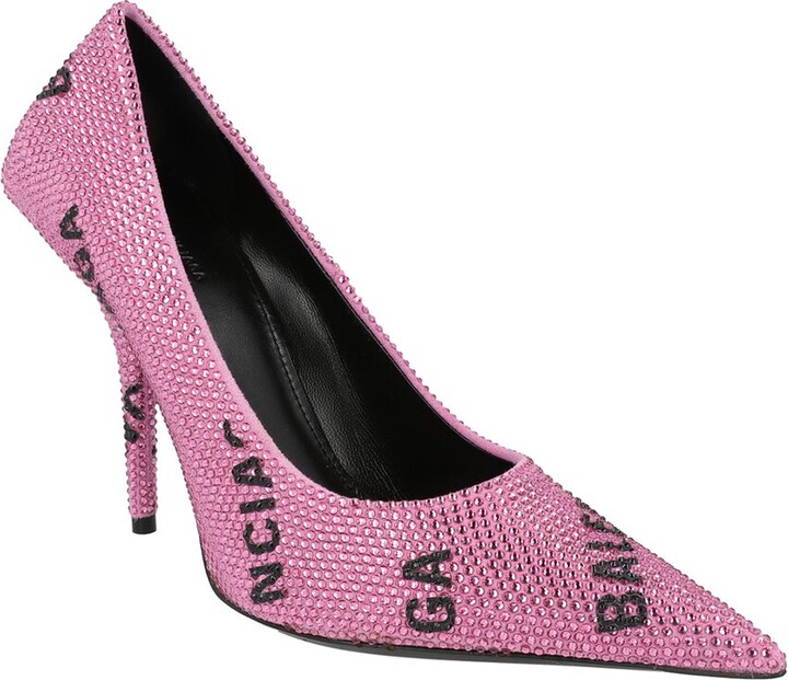 Balenciaga Square Knife Leather Pump