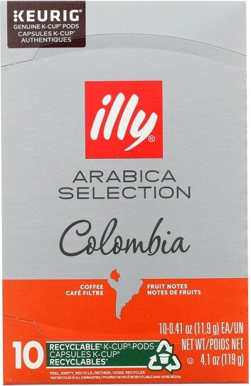 IllyArabicaSelectionColombianCoffeeK-Cups-Caseof6/10ct