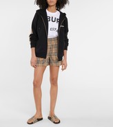 Thumbnail for your product : Burberry High-rise stretch-cotton shorts