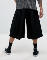 Thumbnail for your product : Reclaimed Vintage Inspired Wide Leg Culottes