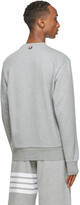 Thumbnail for your product : Thom Browne Grey Stripe Pocket Classic Sweatshirt