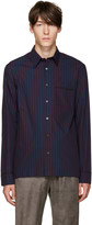Thumbnail for your product : 3.1 Phillip Lim Navy & Purple Pyjama Shirt