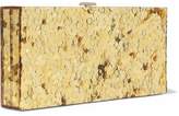 Thumbnail for your product : Halston Glittered Acrylic Clutch