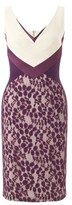 Thumbnail for your product : Lipsy Hybrid Mayfair V Neck Contrast Lace Dress
