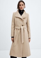Wool Coat with Belt