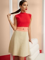 Thumbnail for your product : New York & Co. Colorblock Mock-Neck Sweater Dress |