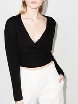 Thumbnail for your product : Reformation Wraparound Cropped Cardigan