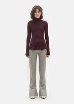 Thumbnail for your product : Acne Studios Rosie Rib Knit Turtleneck Red Wine