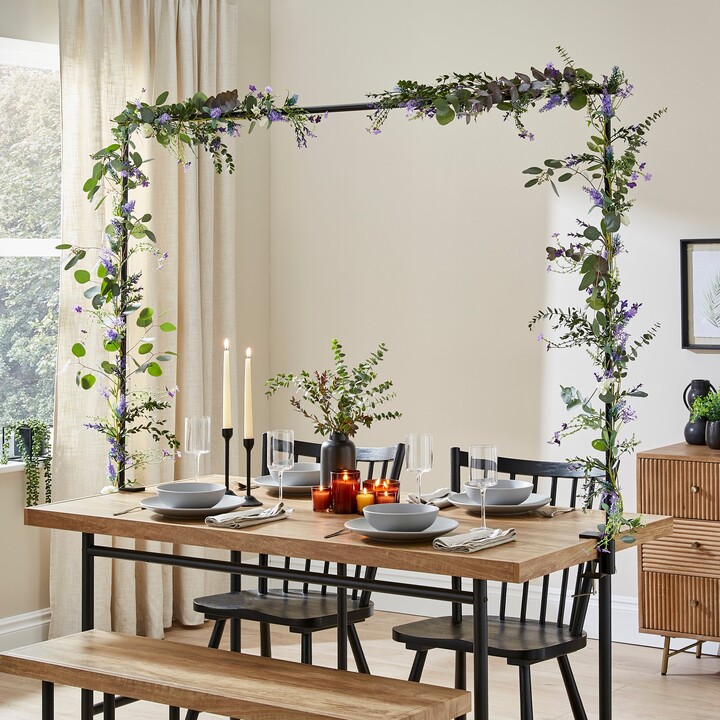 Dunelm Matt Black Over Table Display Bar Matt Black ShopStyle