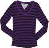 Thumbnail for your product : T2 Love T2Love L/S V-Neck Top - Purple-2