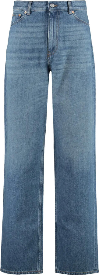 High-Rise Wide-Leg Jeans