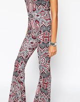 Thumbnail for your product : ASOS Flare Pants In Boho Festival Print Co-Ord