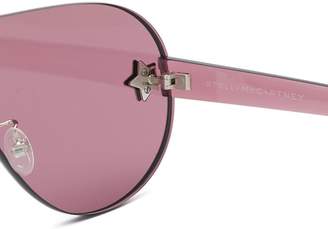 Stella McCartney Eyewear mask aviator sunglasses