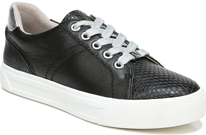 naturalizer black leather sneakers
