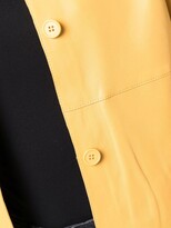 Thumbnail for your product : S.W.O.R.D 6.6.44 Spread-Collar Button-Up Leather Jacket