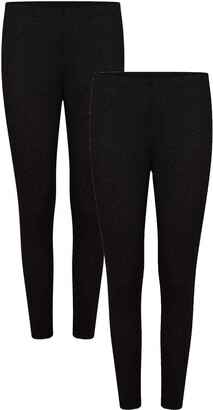 Pack of 2 Daisy Dreamer Womens Thermal Pants Long Janes Ladies Warm Winter Baselayer Bottoms Thermals