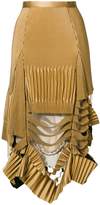 Thumbnail for your product : Maison Margiela deconstructed pleated skirt