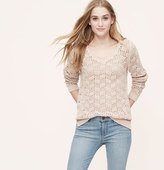 Thumbnail for your product : LOFT Petite Scallop Neck Sweater