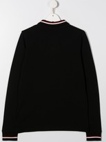 Thumbnail for your product : Moncler Enfant TEEN embroidered-logo long-sleeve polo