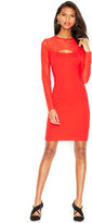 Thumbnail for your product : French Connection Long-Sleeve Mesh-Paneled Cutout Dress