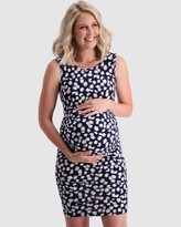 Thumbnail for your product : Maive & Bo - Women's Navy Bodycon Dresses - Essential Maternity Tank Dress - Size One Size, XXL at The Iconic