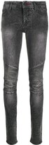 Thumbnail for your product : Philipp Plein Acid Wash Skinny Jeggings