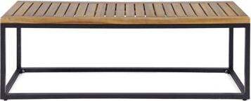 17 Stories Industrial Wood and Metal Bench