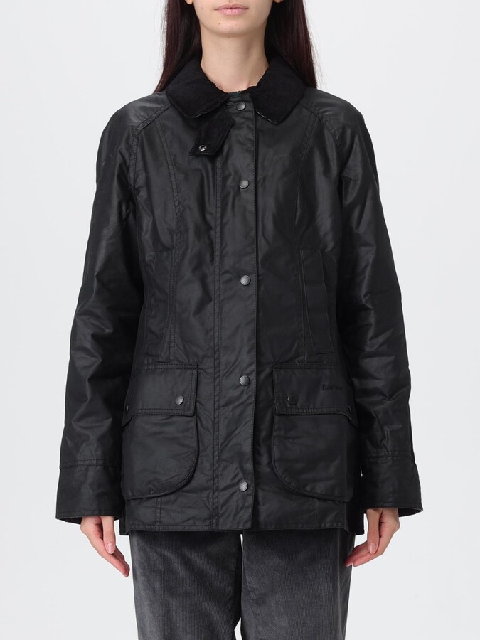 Barbour Jacket Woman color Black