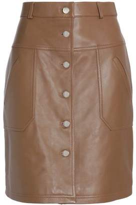 Carven Leather Skirt