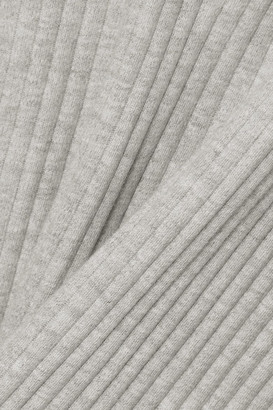 Base Range Net Sustain Ribbed Organic Cotton Sweater - Gray